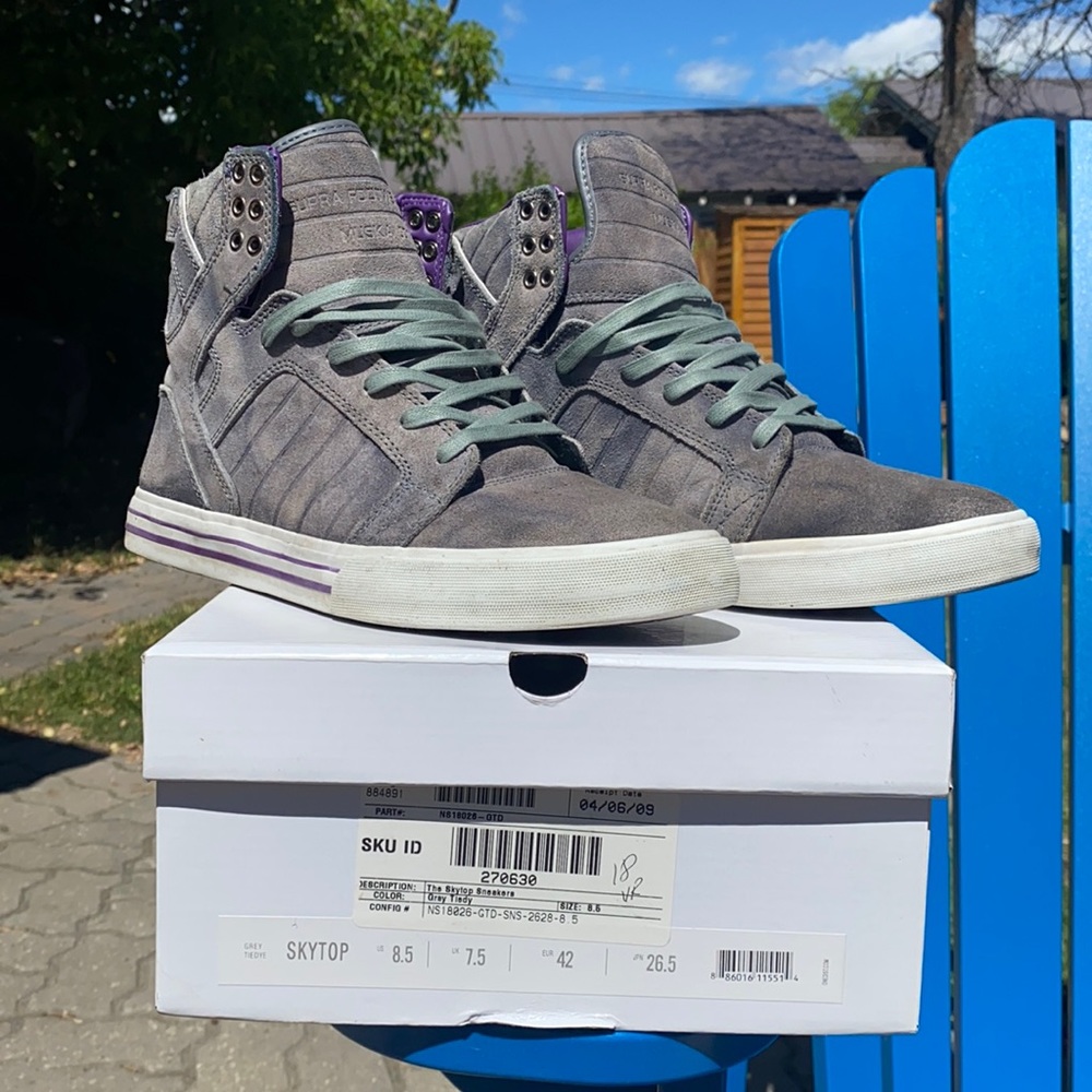 Supra Skytop Grey Tiedye